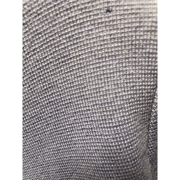 Made In Italy Kimberly Purple 100% Wool Open Cardigan Sweater Blazer Jacket 12 - Picture 5 of 6